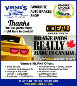 Vinnie's promotional materials from the newspaper